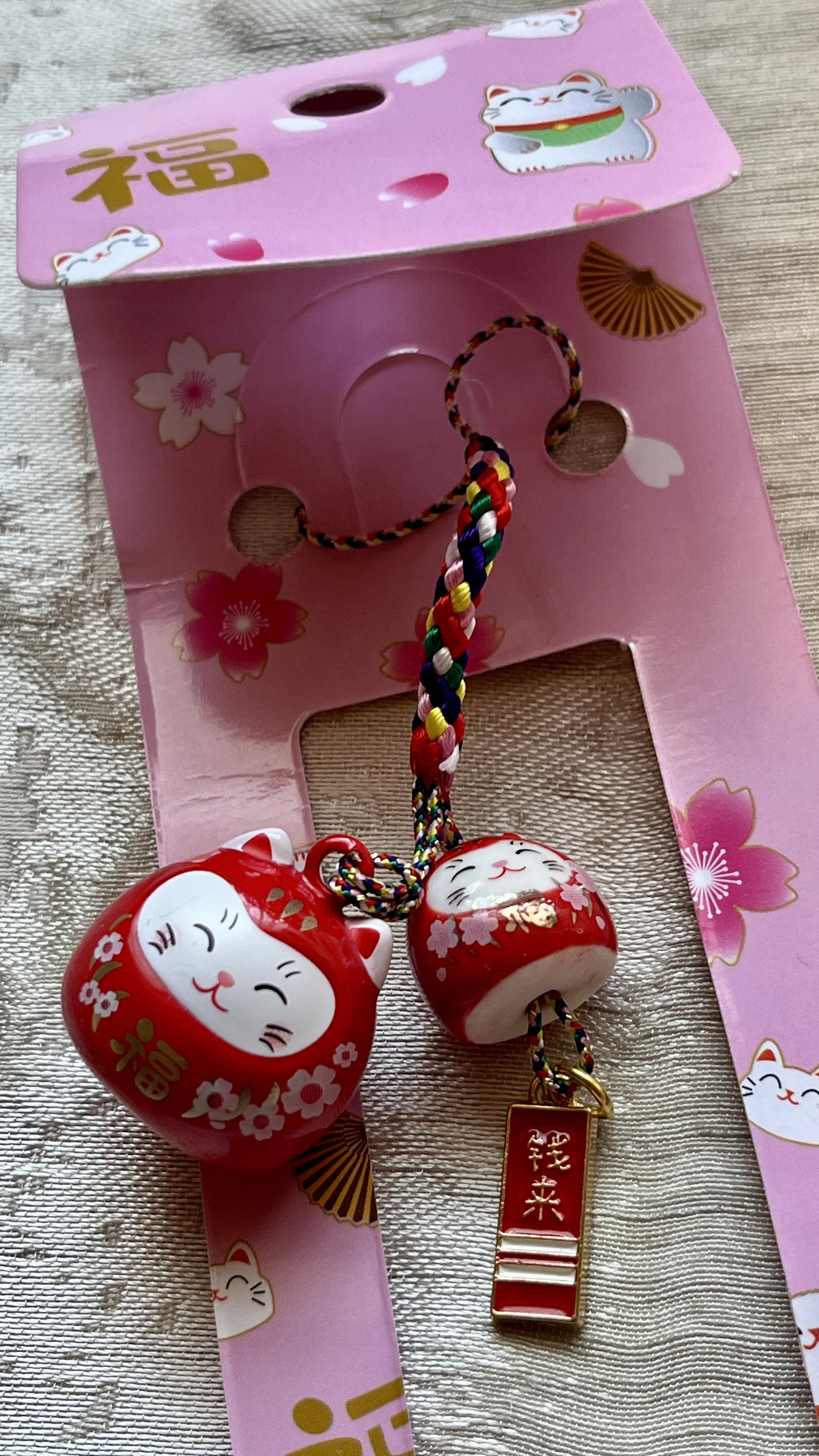 Japanese Lucky Cat Phone Straps Cute Keychain Bag Accessories Phone Key Strap Lanyard Hang Charm Car Key Ring Rope Decor photo review