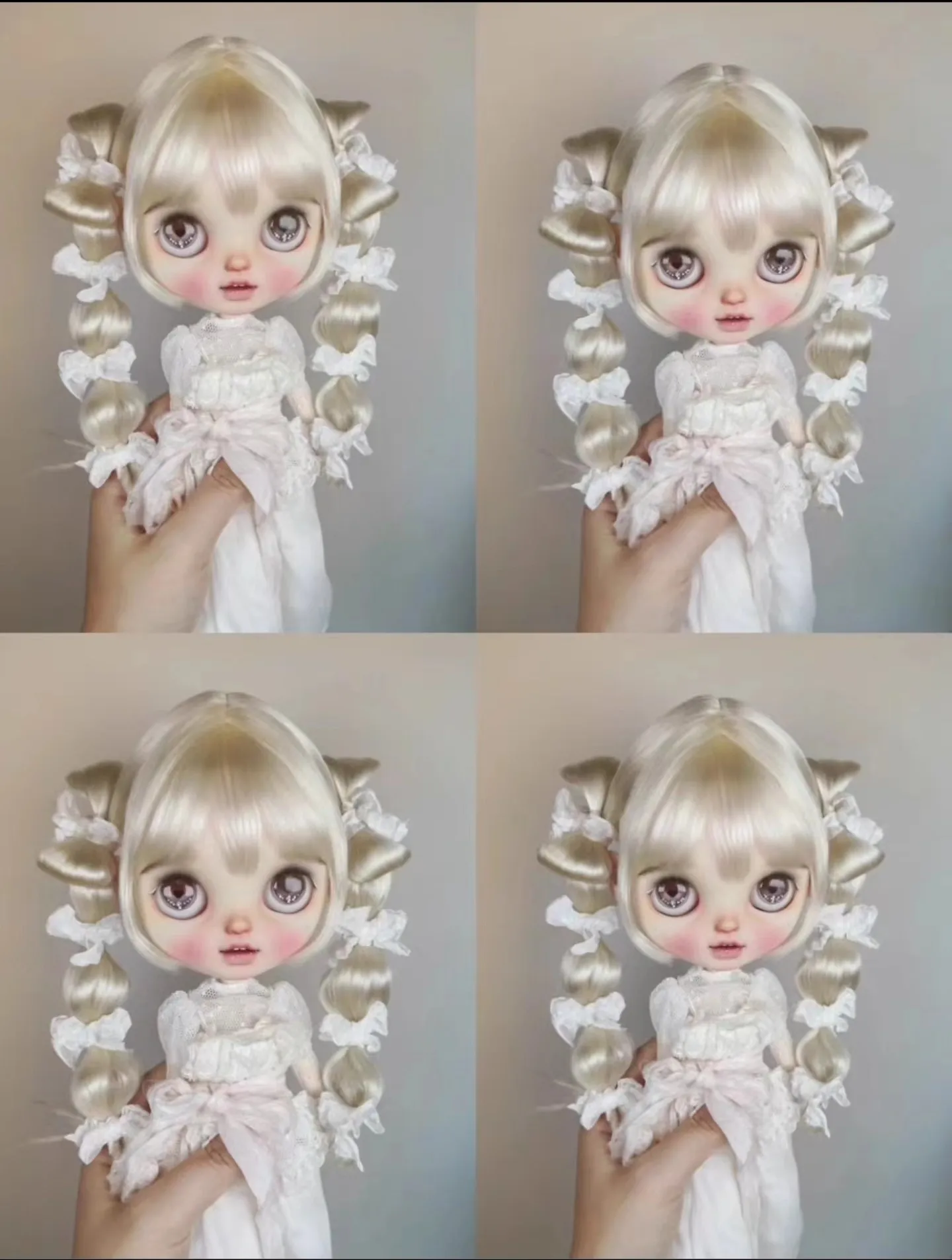 

（Special customization）BJD Blythe wig Mohair Fit 9-10inch head circumference Qbaby