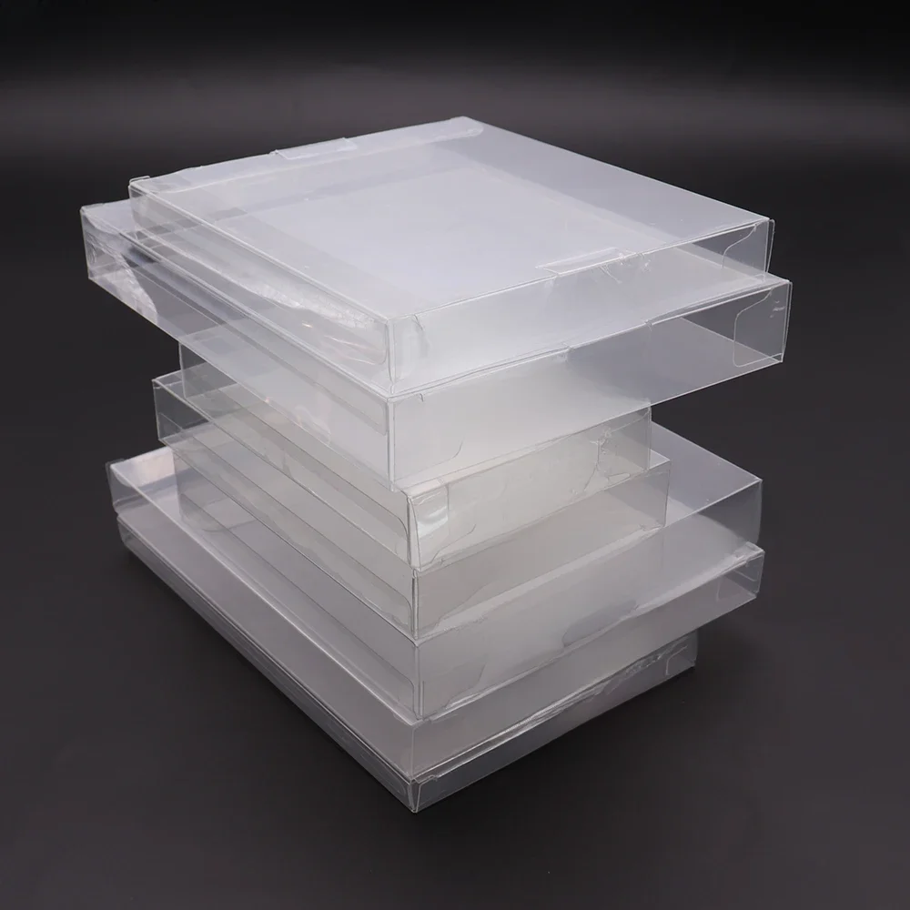 Boîte à cartouches de jeu transparente, 1 pièce, étui de protection en plastique PET pour jeux CIB pour N64 NES SNES PS5 pour commutateur GB GBA GBC NGPC