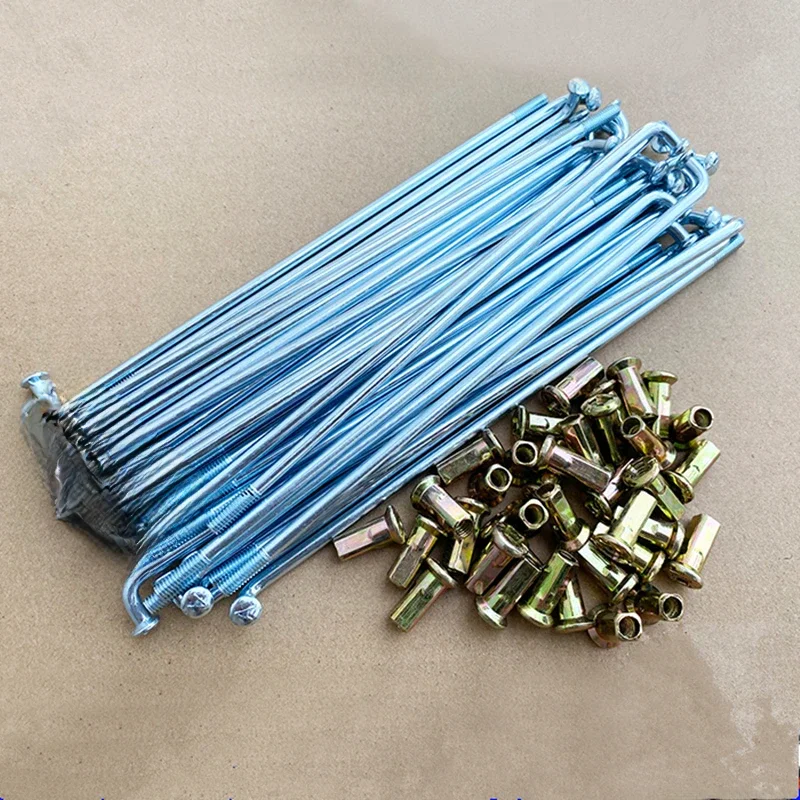 AliExpress NONE 36pcs/lot Bicycle spoke 8G 4.0* 125/130 /138/140/145/150/157/162/168/180/191 mm motorcycle spokes bicycle