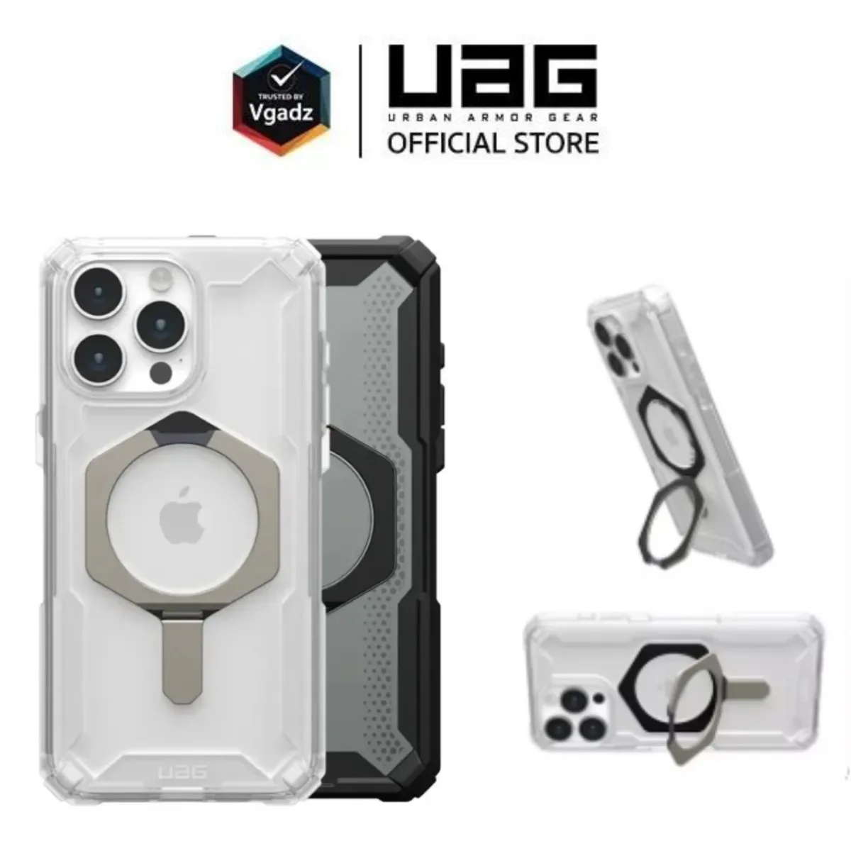 UAG Plasma XTE For MagSafe Kickstand Case For Apple iPhone12 13 14 15 Pro Max 15Pro  Magnetic Original Logo Advanced  Cover