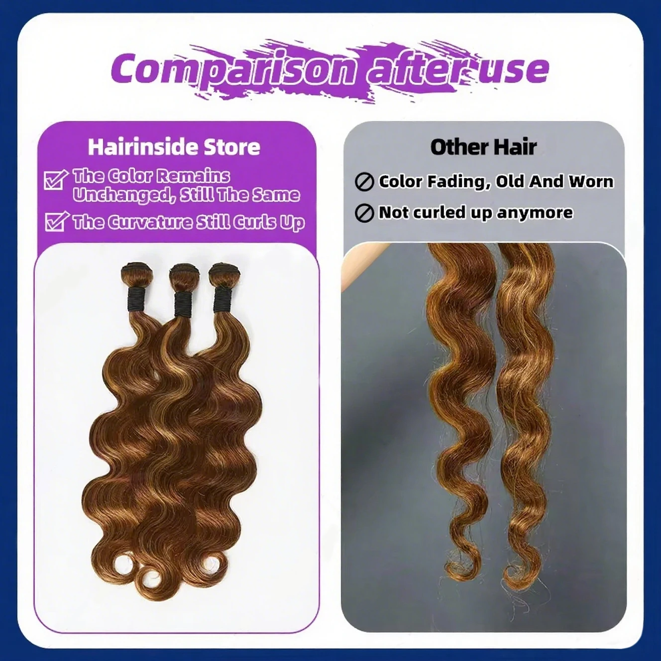 # 4/27 تسليط الضوء على الجسم موجة حزم البرازيلي تمديدات شعر ريمي أومبير العسل البني 100% الشعر البشري نسج الطبيعي حزمة 30 بوصة