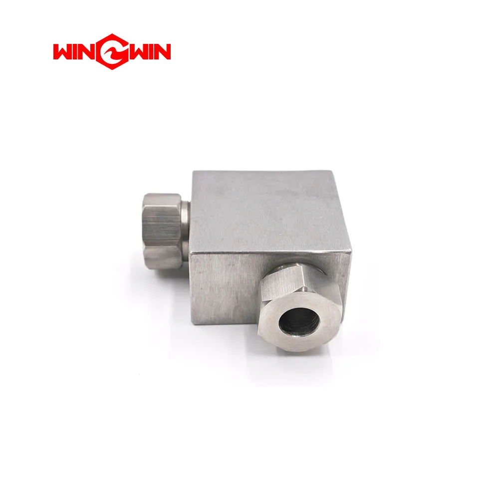 Waterjet Cutting Machine HP stainless Steel 3/8'' Elbow Assembly 10078780 Waterjet High Pressure Fitting Two Way