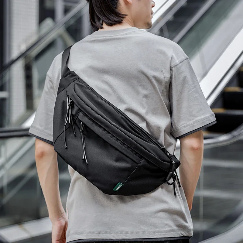 AliExpress TANGHAO Crossbody Bag Oversized Fanny Pack Waterproof Oxford Chest Bag Cycling Large Gym Waist Bag Belt Bag
