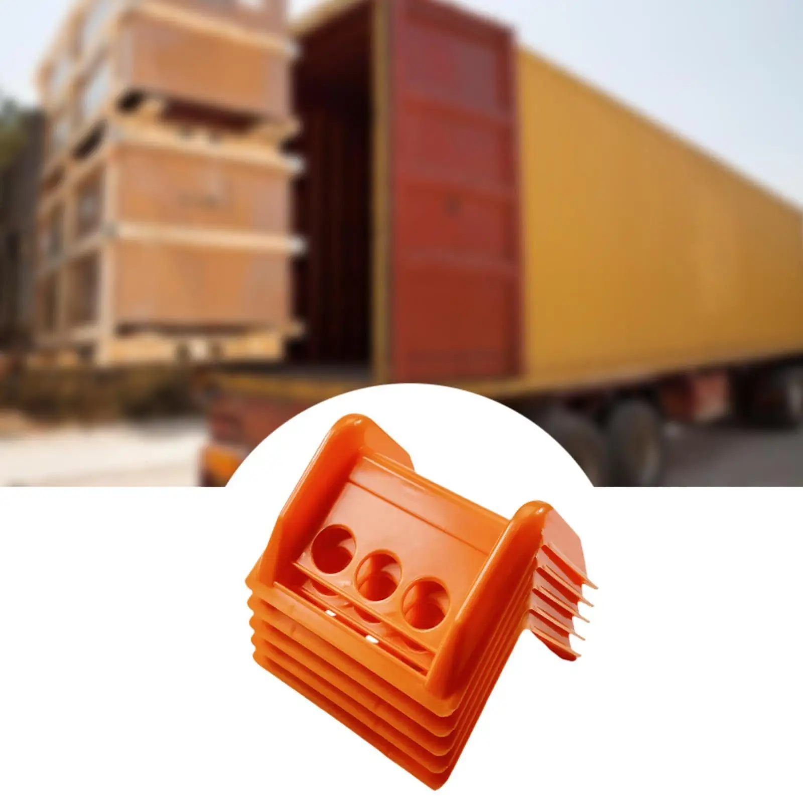 Flatbed Edge Protectors Easy to Use Protect Cargo Loads Heavy Duty Tie Down Strap Guards for Industrial Trucking Winch Shipping