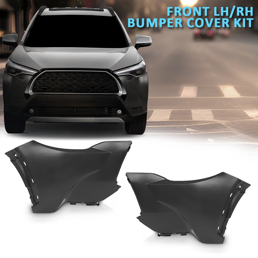 

Чехол на крестовый бампер, передний комплект Lh Rh, подходит для Toyota Corolla 2022-2024 гг., 521120A908, прочный, водонепроницаемый, снегозащитный, пылезащитный