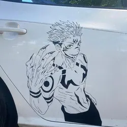 Anime Large Stickers For Car Sticker Handsome Boy Window Body Hood Decoration Die Cutting Waterproof Prevent PVC Vinyl Decals