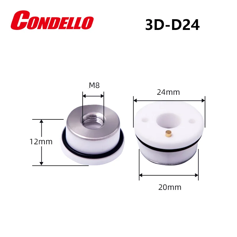 Imagem -04 - Condello Raytools 3d Laser Bico Titular Anel de Cerâmica para Raytools Wsx Ospri Fibra Máquina Corte a Laser
