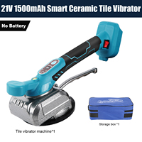 21V Cordless Tile Tiling Machine 5-Speed Adjustable Wall Floor Tiles Laying Vibrator Home Tile Paving Device (No Battery)