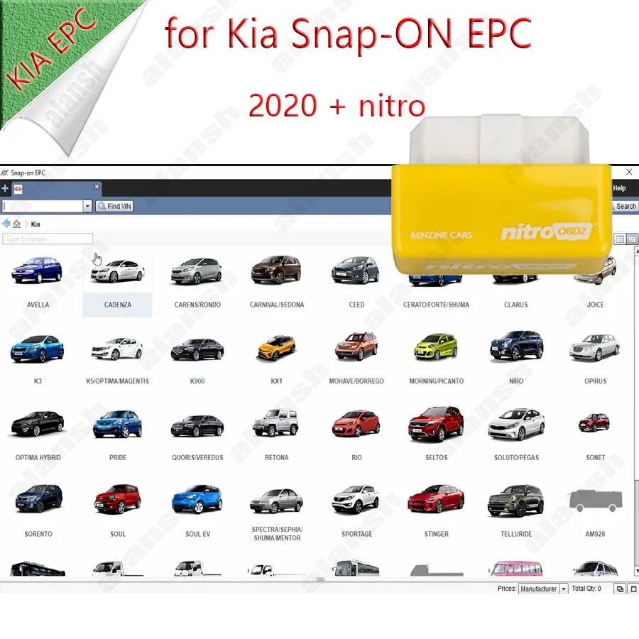 

2020 for KIA Snap EPC Global Snap-on Electronic Parts Catalogue + nitro