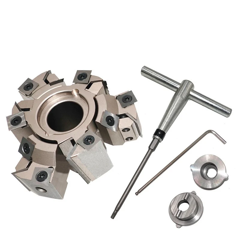 

Discarded CNC double-headed tenon cutter with detachable alloy blade