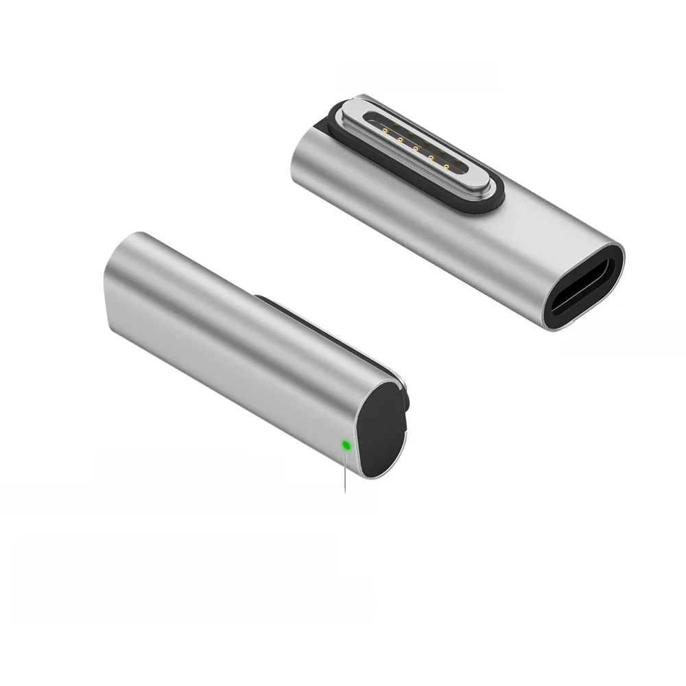 65W 100W 140W Typ-C żeński na Magsafe 3 konwerter lampka kontrolna laptopa USB-C złącze adaptera magnetycznego dla MacBook Air/Pro — zdjęcie produktu 7