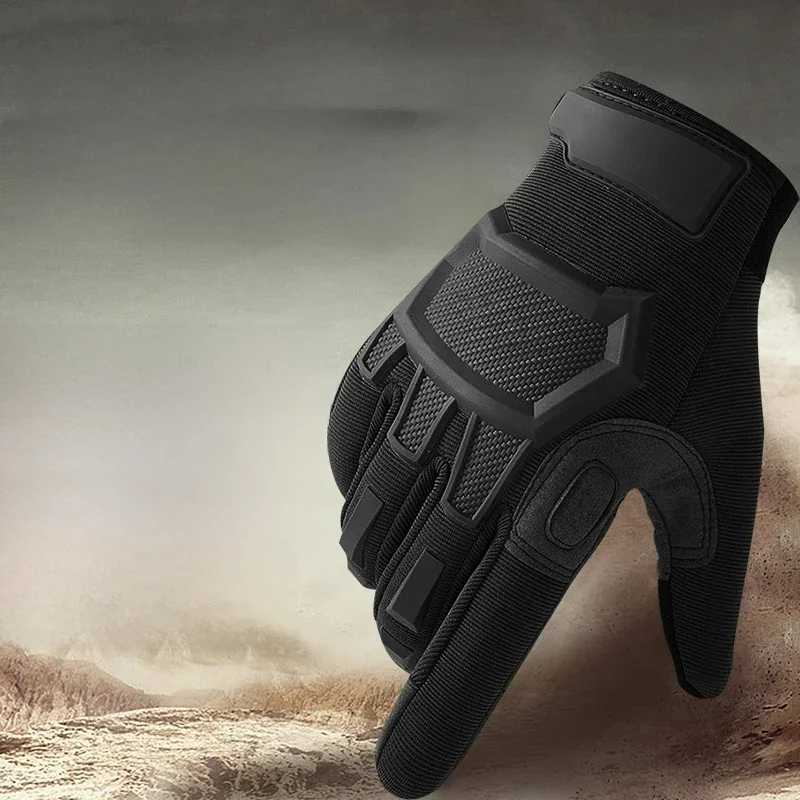 AliExpress UK Outdoor Tactical Sports Gloves Full-finger Gloves For Men Women Thickened Breathable Wear-resistant Bicycle Motorcycle Gloves