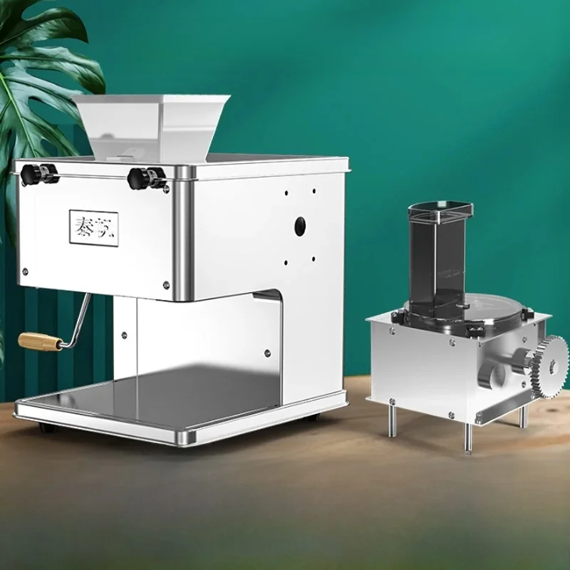 850W Commercial Meat Slicer Stainless Steel Automatic Shred Slicer Dicing Machine Electric Multi Function Meat Grinder