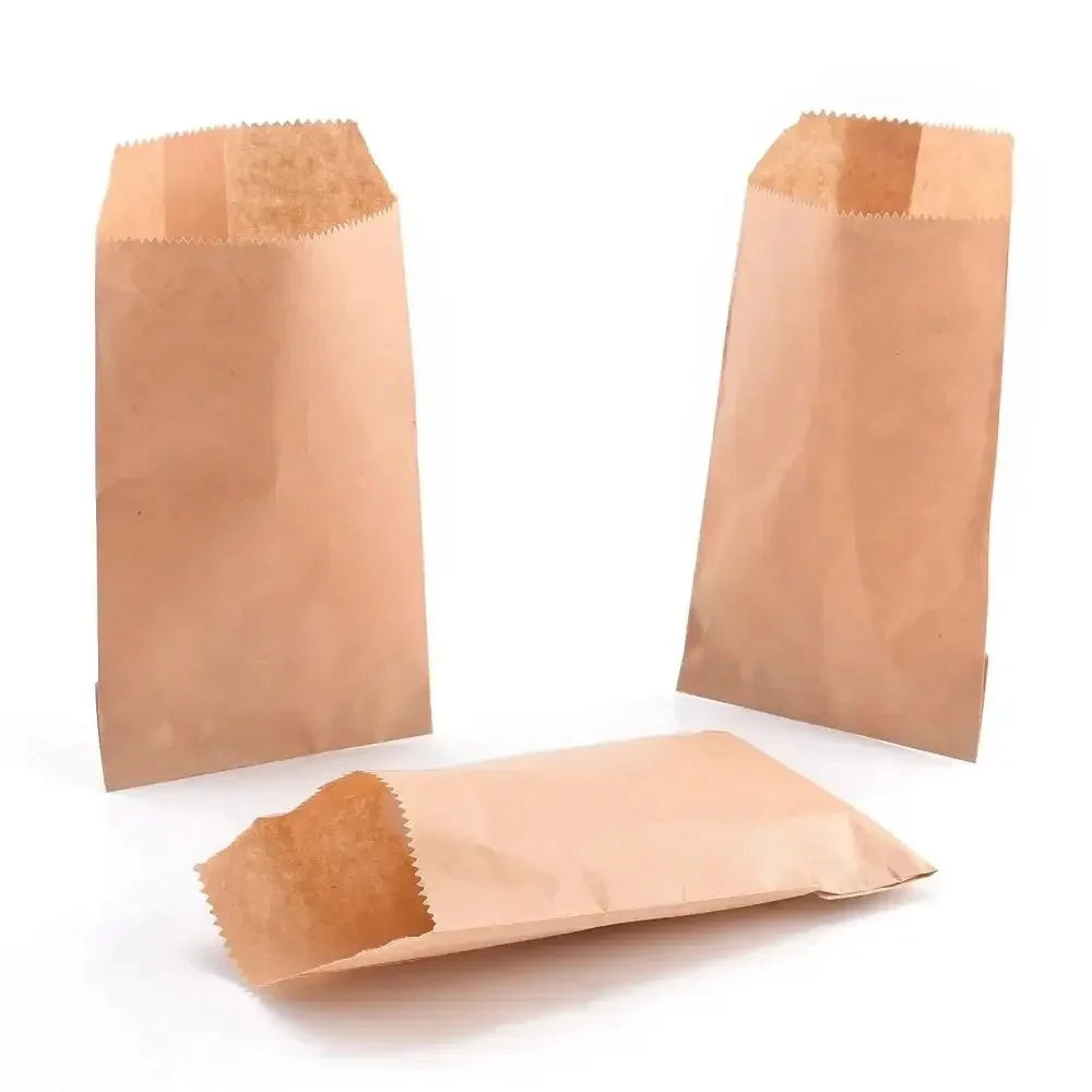 50 stuks mini veelkleurige kraftpapieren zakjes – effen kleur geschenkzakjes voor bruiloften, feesten, uitnodigingen en groet - afbeelding 2