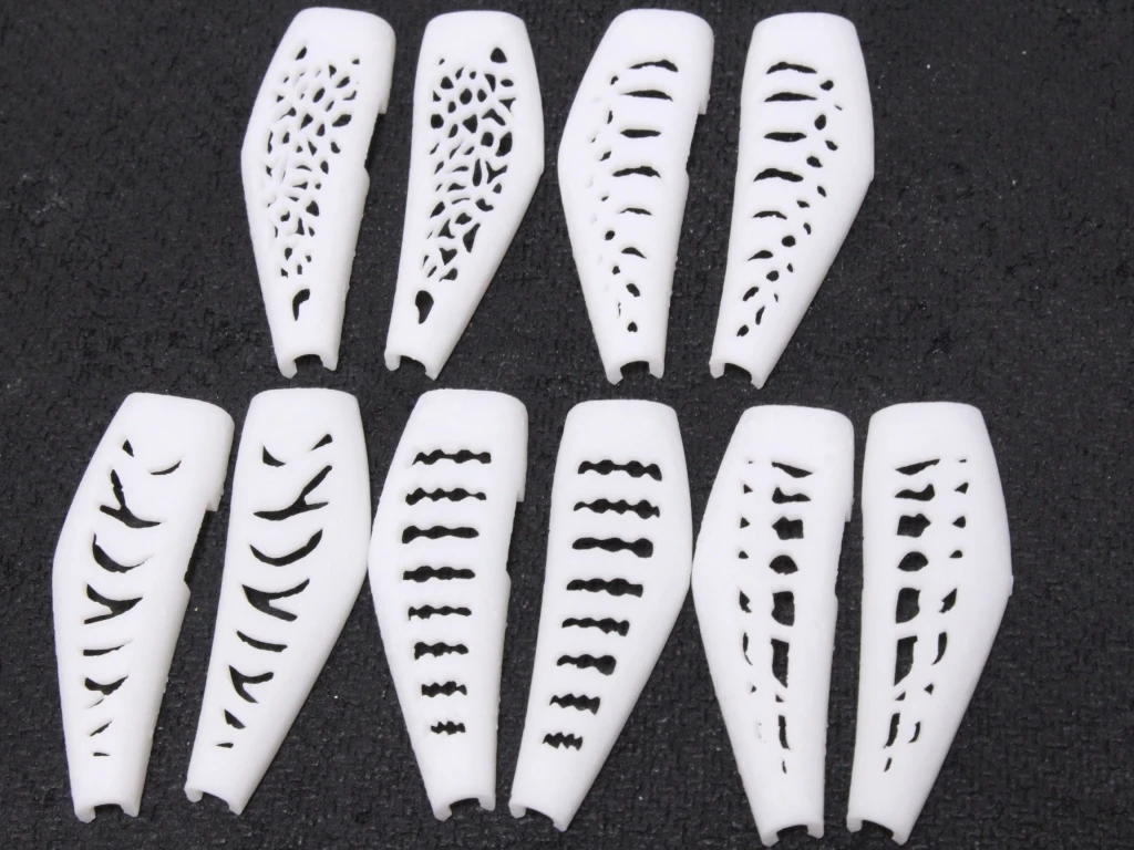 wLure Hard Plastic 3D Stencil for Jerkbait Minnow Fishing Lure Blanks UPM854