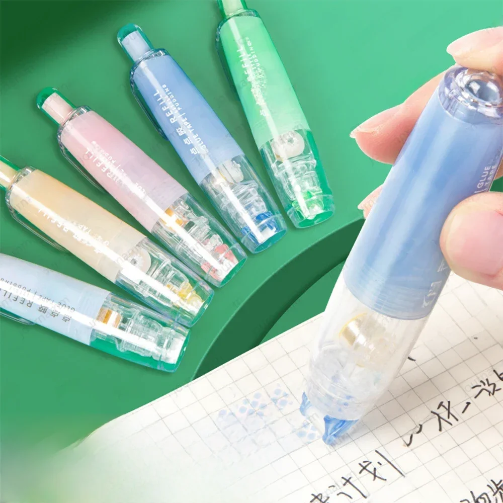 Journamm 5m * 6mm points mignons ruban de colle bricolage Scrapbooking Collage Album Photo école papeterie Double face ruban adhésif à rouleau