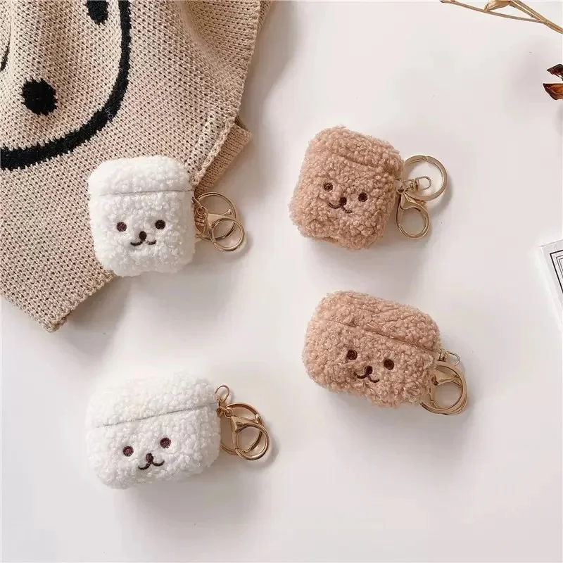 Nouveau dessin animé mignon étui pour Airpods 1 2 3 4 Pro2 étuis 3D Silicone Teddy chien sans fil écouteur Anti-perte housse de protection