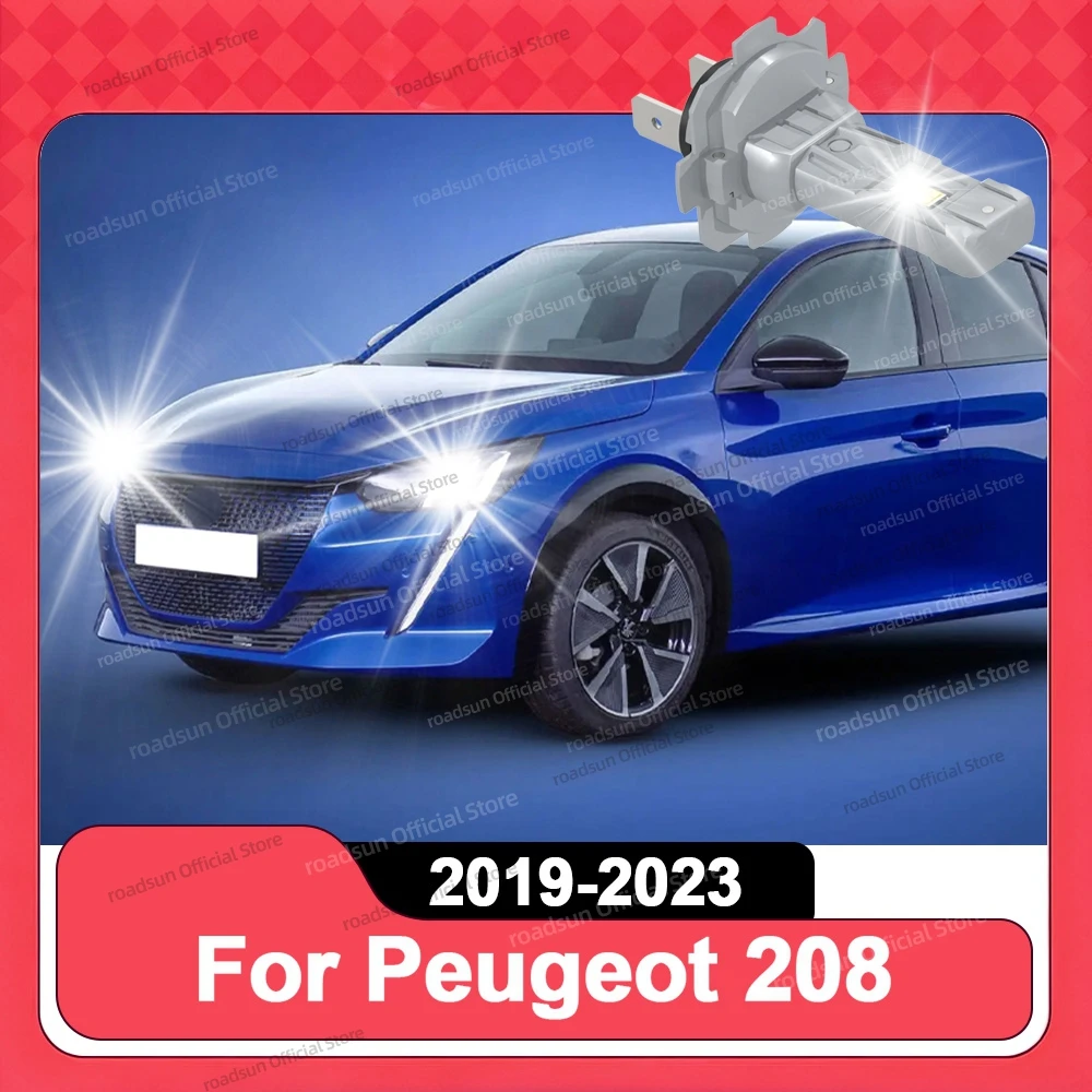 

2/4Pcs H7 LED Headlight Bulb Mini Wireless 180W Car Headlamp H1 Plug and Play For Peugeot 208 2019 2020 2021 2022 2023