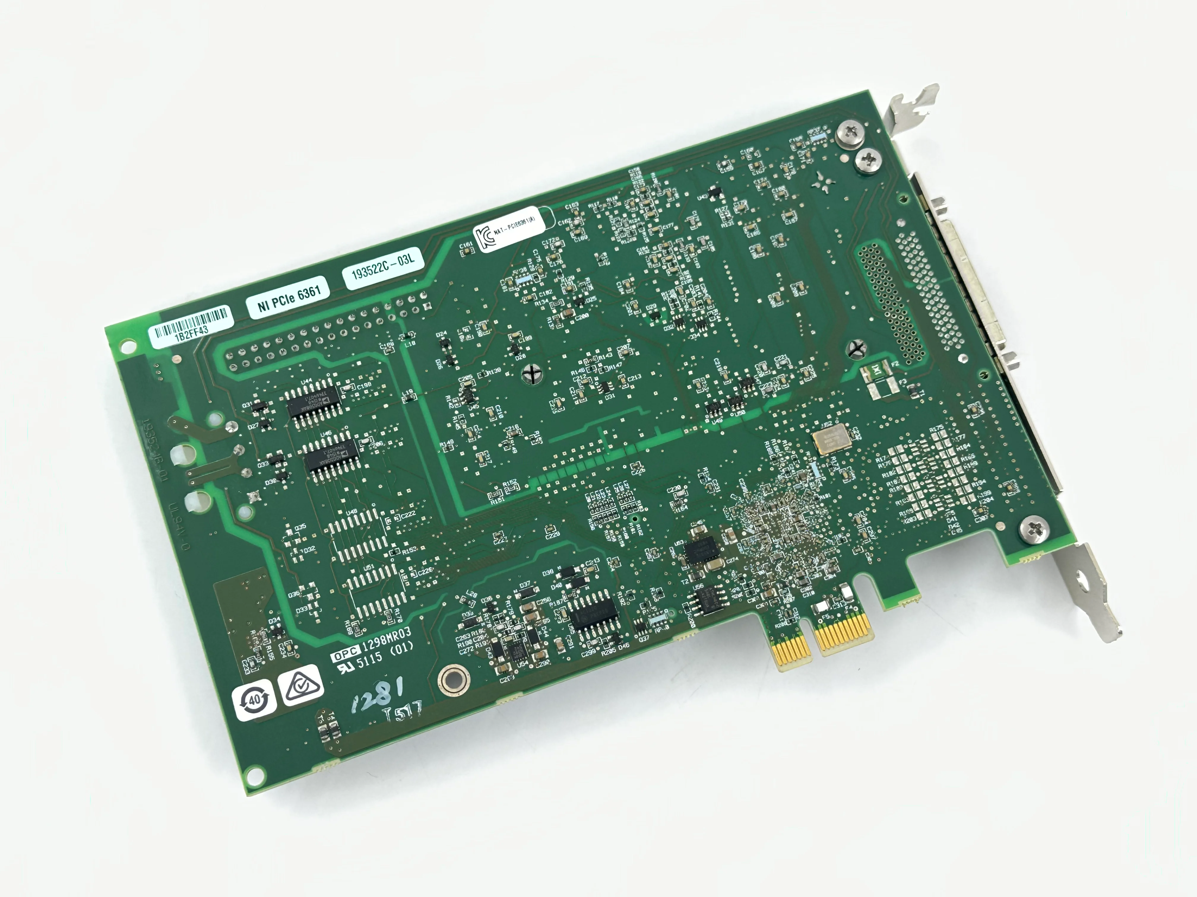 National Instruments PCIE-6361 data acquisition card