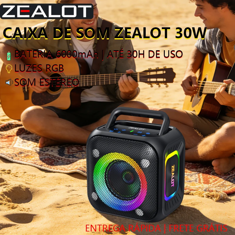 zealot-pt01-altoparlante-bluetooth-rgb-8-ore-di-riproduzione-sd-usb-aux-doppio-accoppiamento-ideale-per-spiaggia-e-attivita-all'aperto