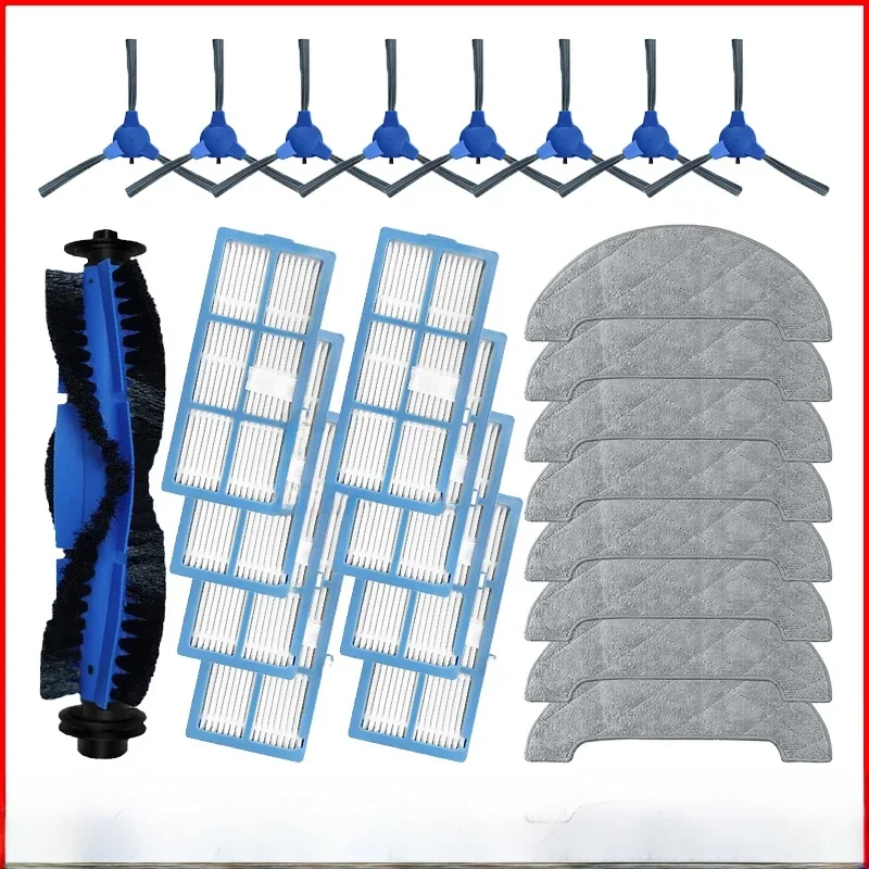 Pièces de rechange pour aspirateur Robot Proscenic 850T / 850P, accessoires, brosse latérale, filtre Hepa, sac à poussière en tissu pour vadrouille