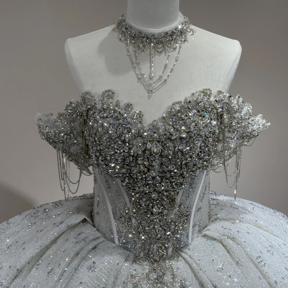 Embroidery Organza - Vestido de Novia 2026 con Escote