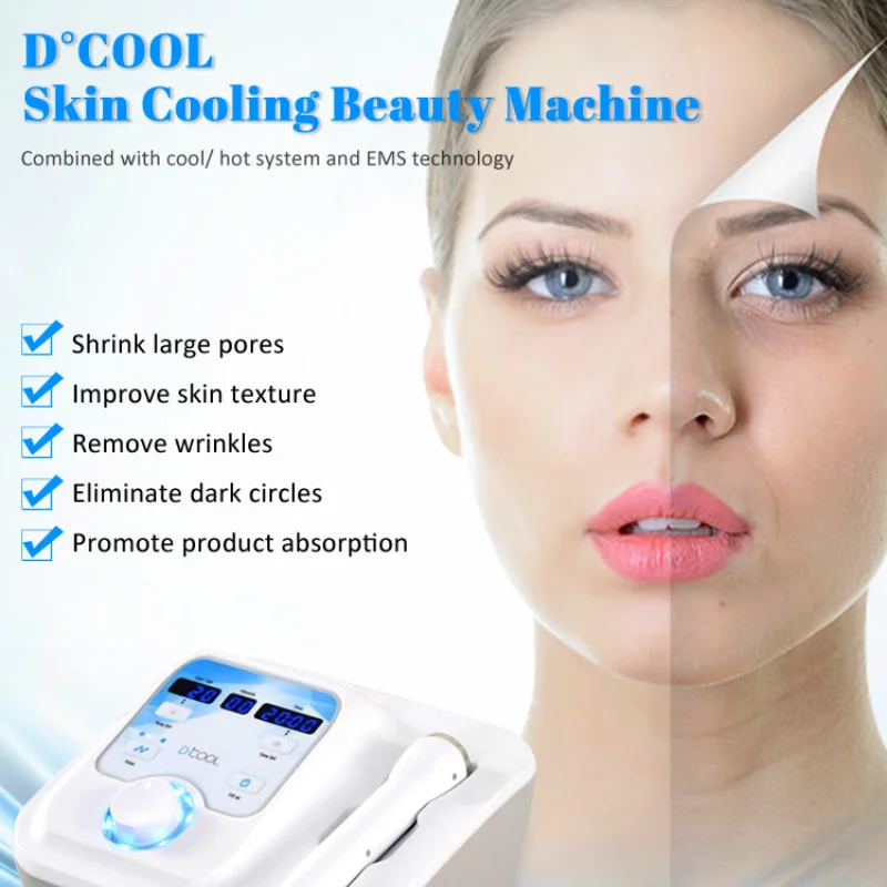 DCool-máquina de estiramiento facial con sistema de refrigeración para salón de spa, máquina de estiramiento de poros, Belleza