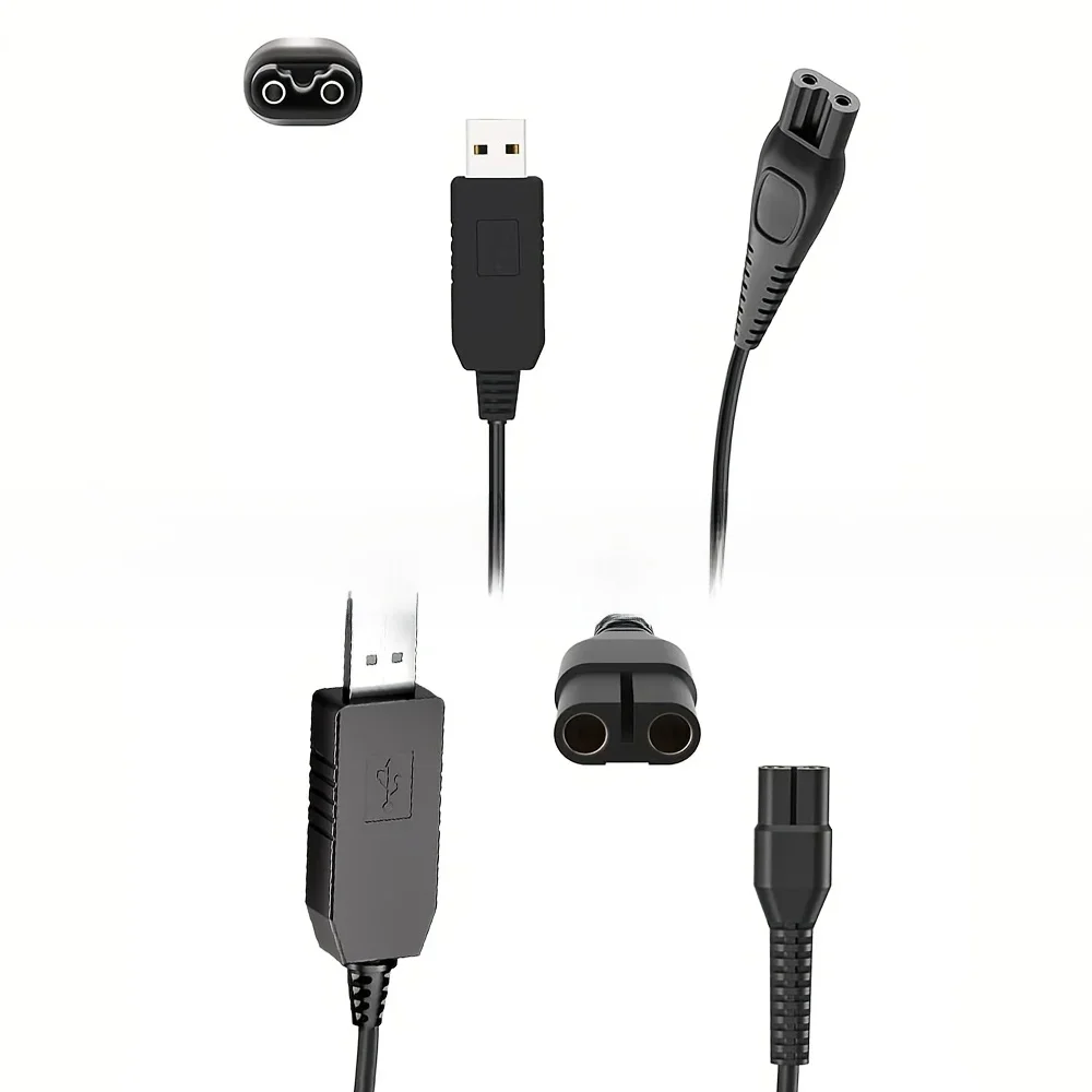 1pc Elektrische Rasierer USB Ladegerät Für Philips Serie 3000 5000 7000 9000/Oneblade QP2520 QP2620 RQ320 RQ328 RQ330 RQ331 RQ338