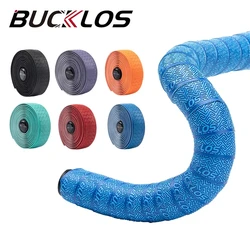 BUCKLOS Road Bike Handlebar Tape Gravel Bicycle Handle Belt Straps EVA PU Tape Anti-Vibration Racing Cycling Handlebar Tape Cork