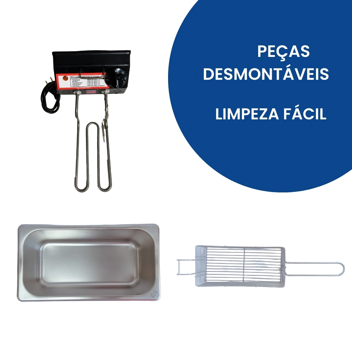 مقلاة صناعية كهربائية عميقة ، كوبا 3 لتر ، اقتصادية بطاطس الباستيل Coxinha ،