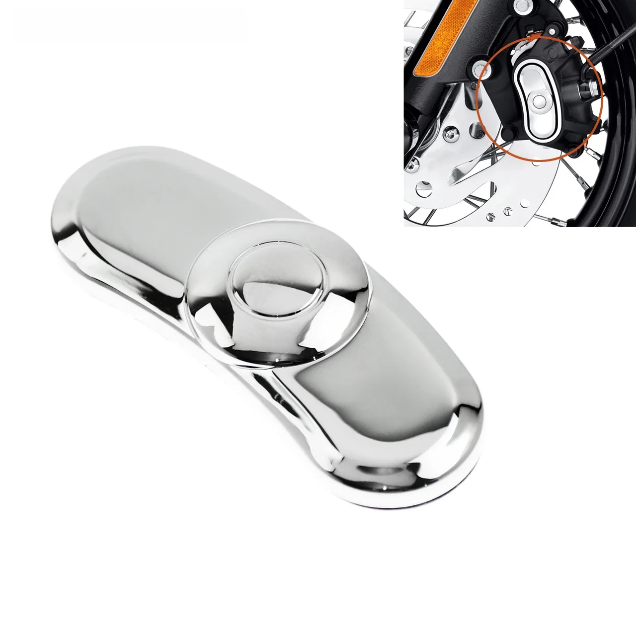 Motocykl Chrome przedni tylny zacisk hamulca naklejka ABS dla Harley Sportster SuperLow 1200T XL1200T Iron 883 XL883N 2014-2019 — zdjęcie 2