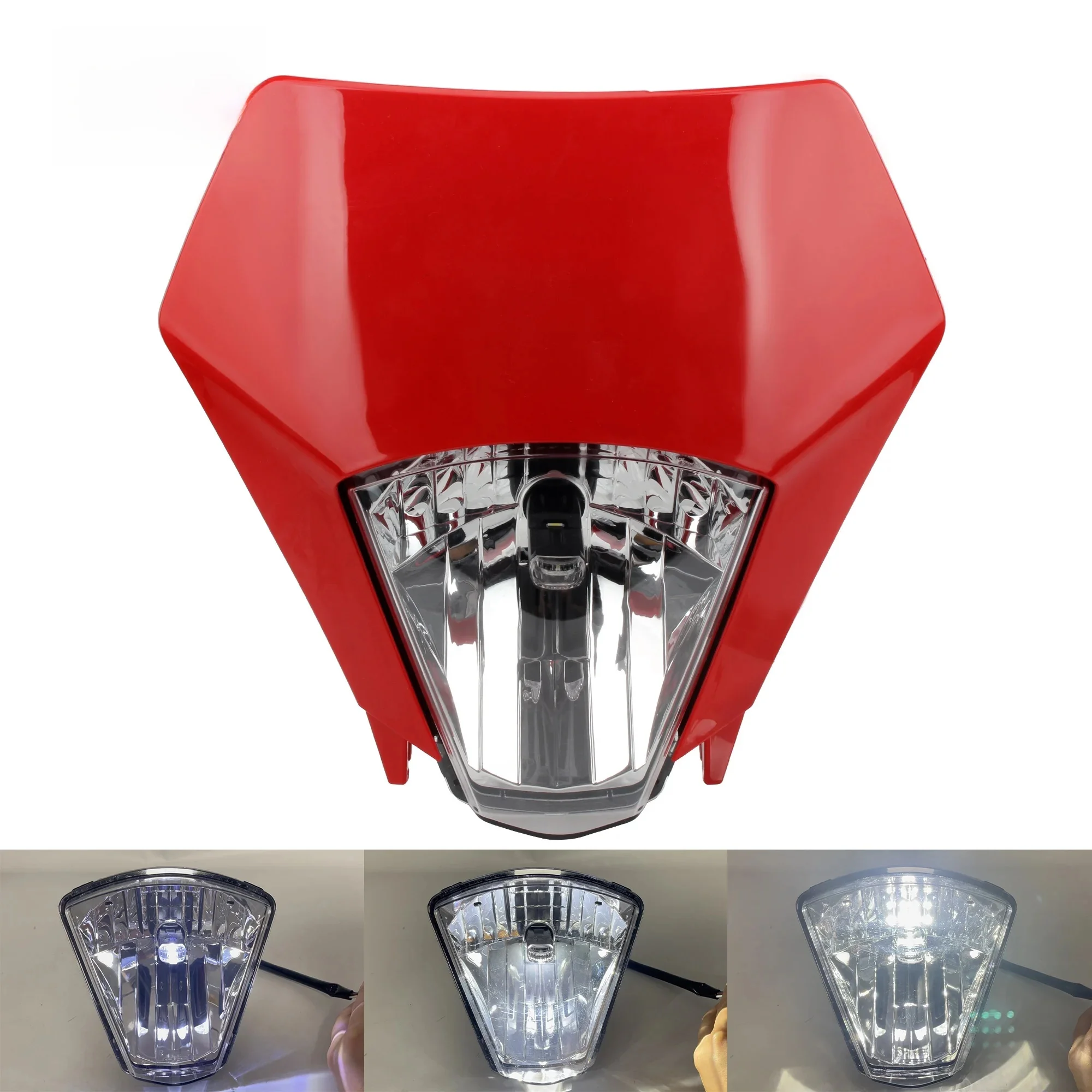 AliExpress PowerMotor 2024 2025 For GASGAS EX EC 300 350F 400F 450F 500F SM700 Motorcycle LED HeadLights  Accesorios Dirt Bike Supermoto Enduro