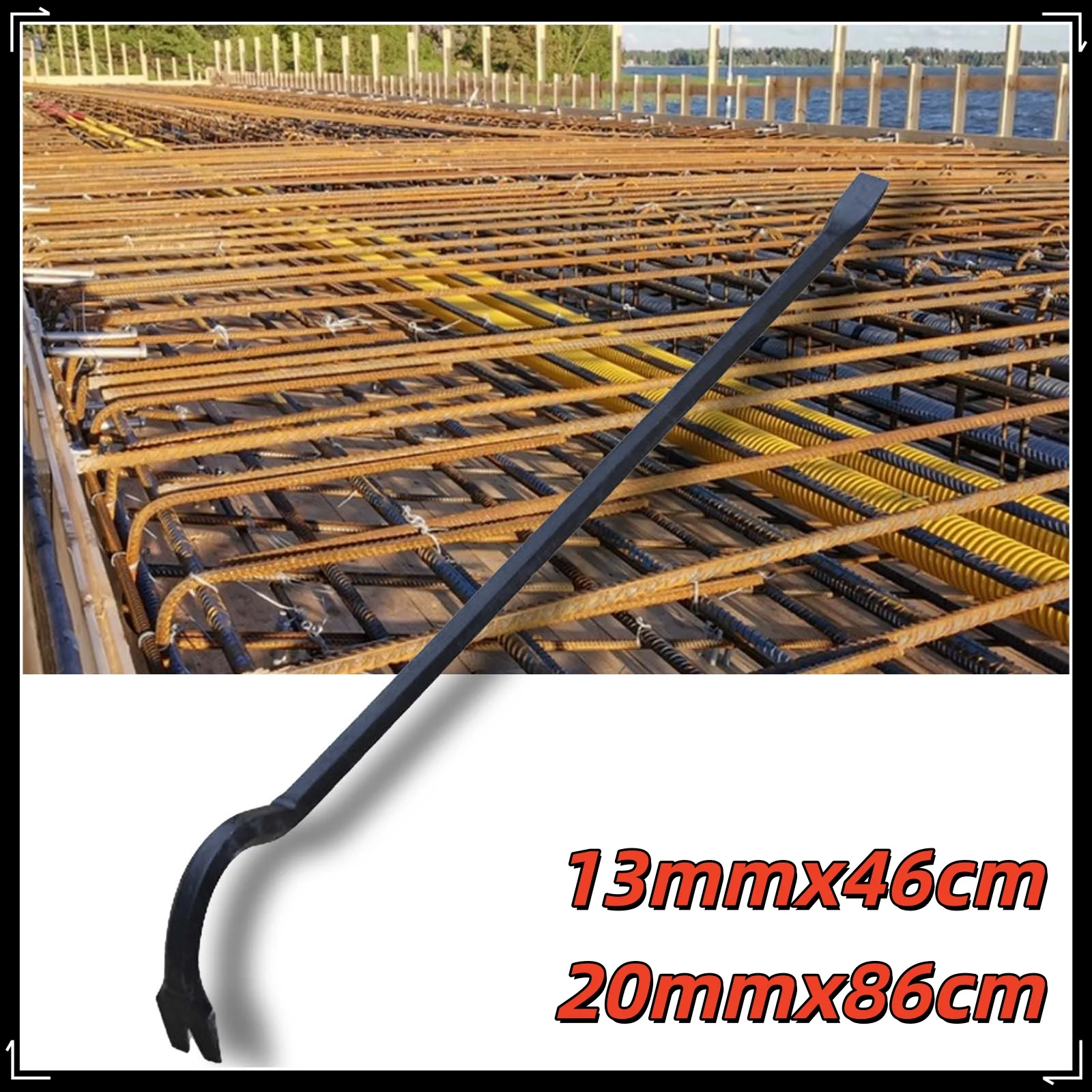 Pry Bar Hand Tools Crowbar Forged Steel Wrecking Bar for Wooden Crates Floor Nail Puller Tool Remover Pry Bar Extractor