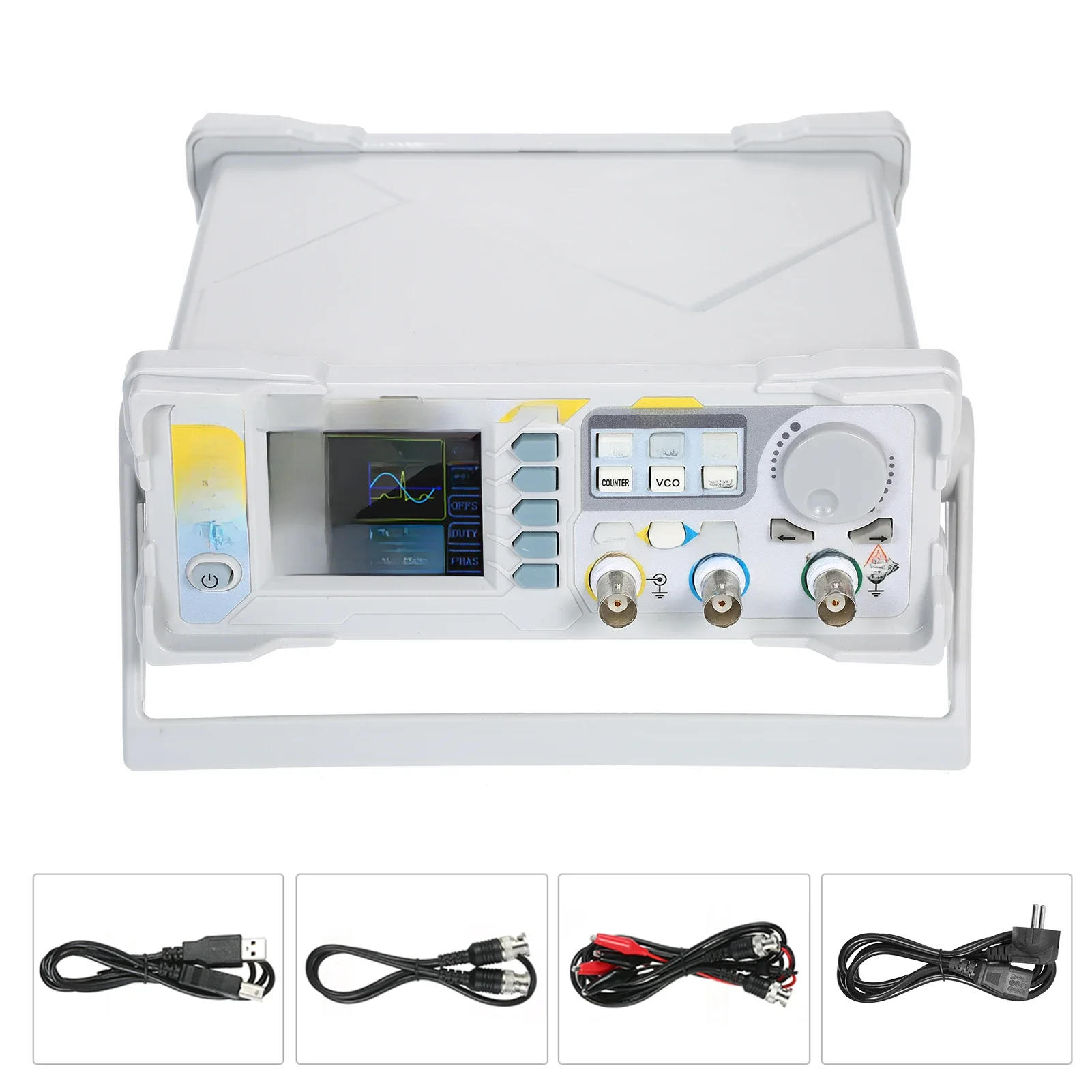 FY6900-100M Digitale DDS Signaalgenerator Tweekanaals Signaal/Willekeurige Golfvormgenerator Puls Signaalbron Frequentiemeter - afbeelding 2