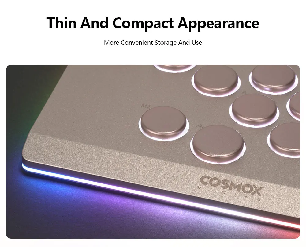 Haute42 Aluminiumlegierung Hitbox Hebellos-Arcade-Stick Kampfspiel Hitbox Controller für PC/PS4/PS5 Joystick Arcade-Controller – Detail 17