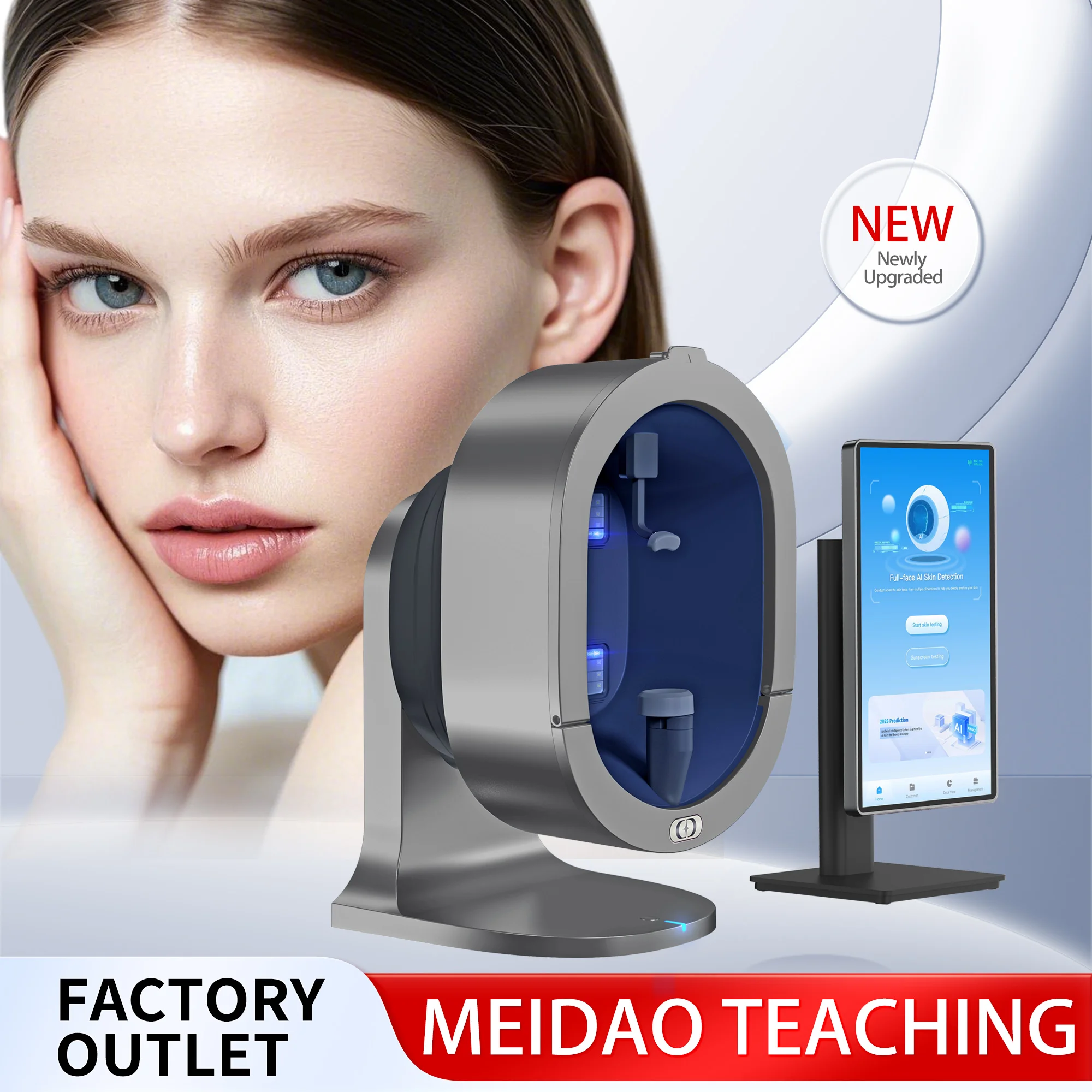 3d Ai Skin Analyzer Diagnostic Machine XingCe X5 Facial Skin Scanner Analysis Magic Mirror