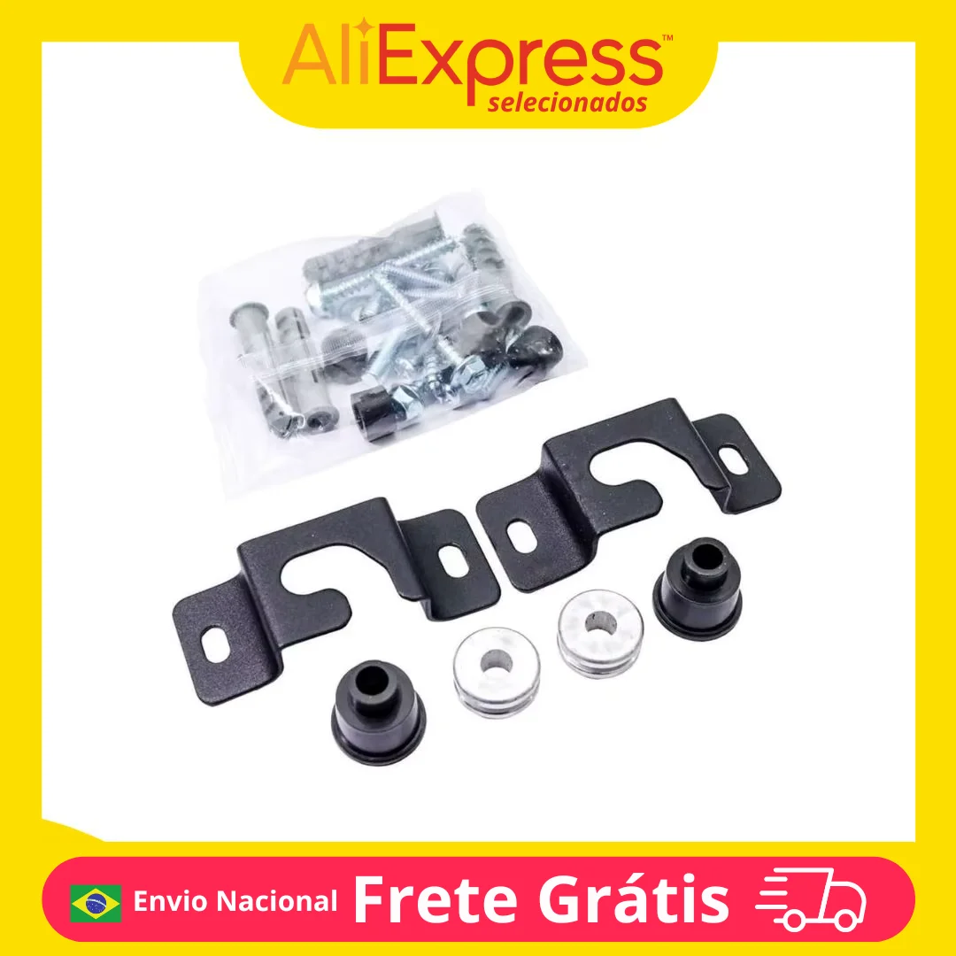 Suporte Fixo p TV TV LCD LED 13 a 70 Polegadas Preto Montagem na Parede Universal Resistente e ajustalvel p Todos Modelos
