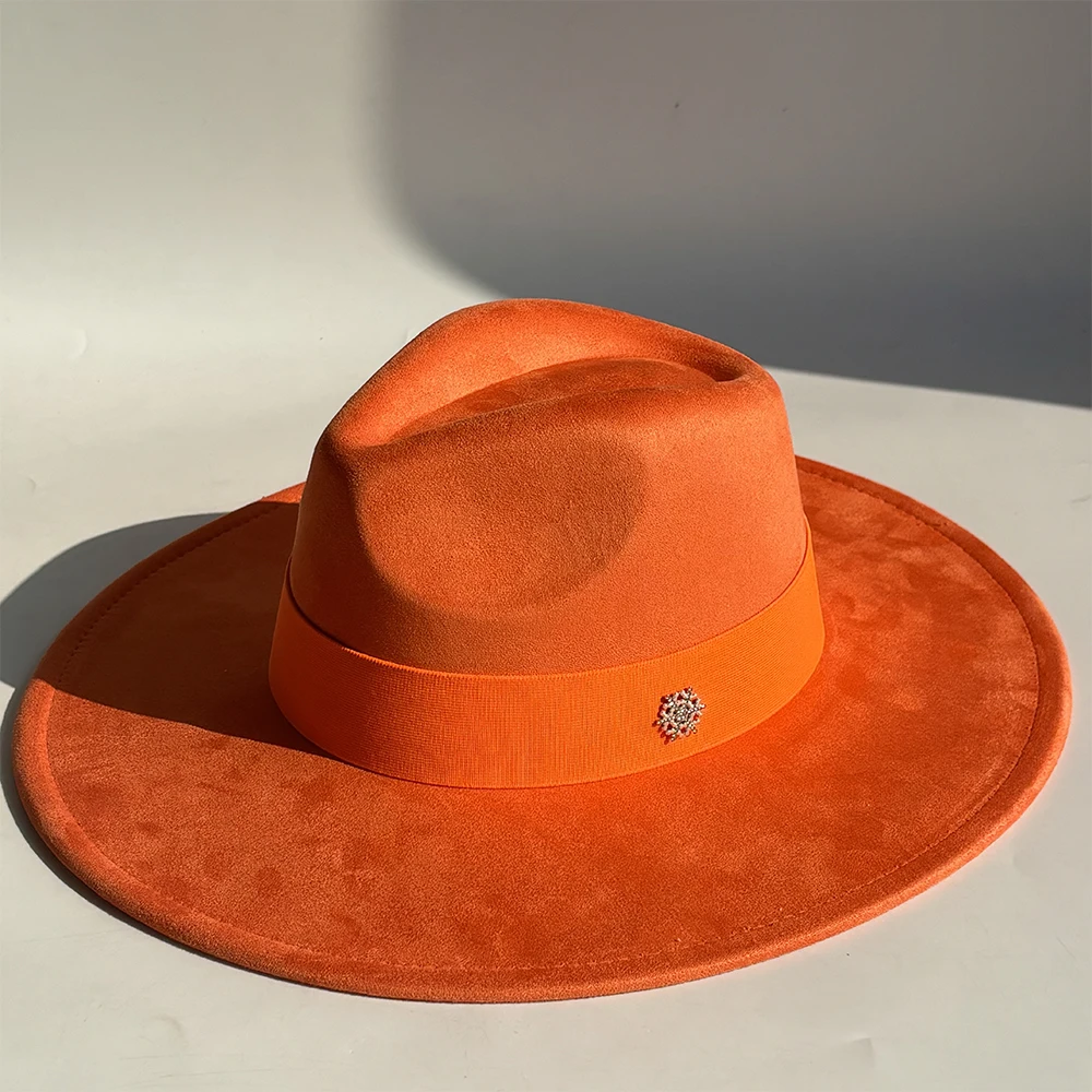 

Женская замшевая шляпа с широкими полями в западном стиле, с короной в форме слезы, с эластичной лентой, для джазовых вечеринок и конного спорта
