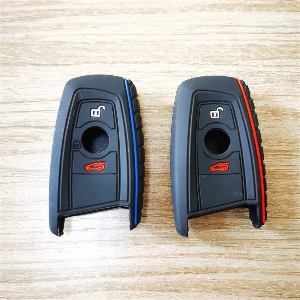 Coque de protection en Silicone pour clé télécommande de voiture, pour BMW série 1 3 5 7 X1 X3 X4 X5 F10 F15 F16 F20 F30 F18 F25 M3 M4 E34, accessoires