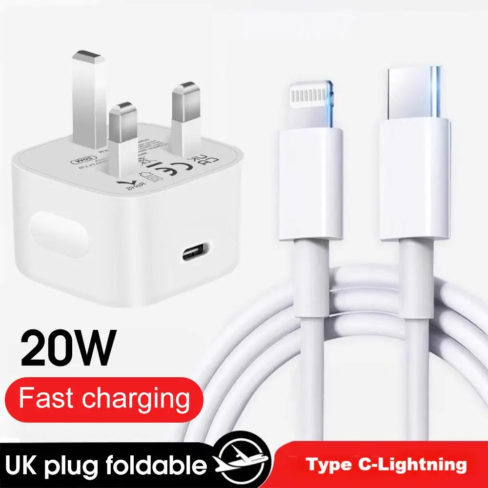 20W Fast Charger Adapter with Type C Cable