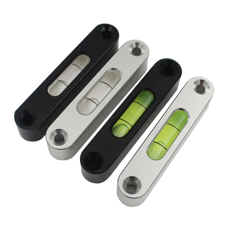 HACistro Y-Mini barre de niveau en métal, haute précision, longue bande, horizontale, bulle, règle d'abattage d'alcool, 50x10x10mm