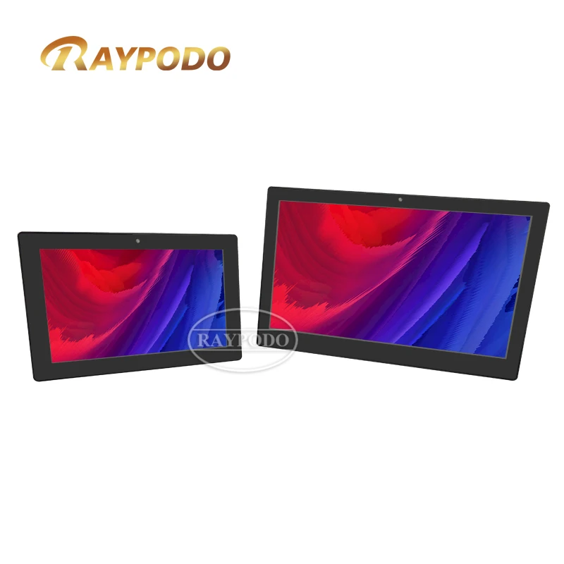 Raypodo Commercial Applications 15.6 Inch Chipset RK3399 With Android 8.1Wall Mount Tablet