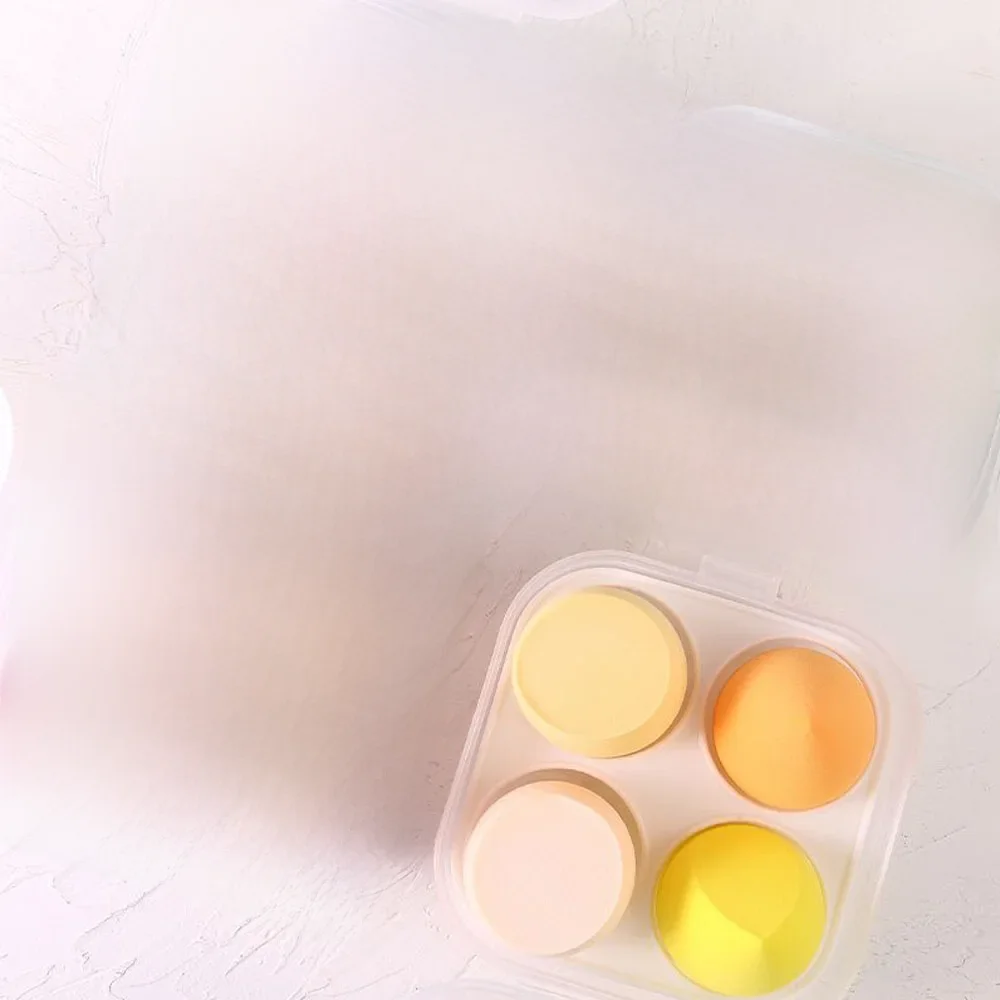 3/4 stks Make-Up Spons Blender Schoonheid Ei Cosmetische Bladerdeeg Foundation Sponzen Poederdonsjes Vrouwen Make Up Accessoires Beauty Tools - afbeelding 2