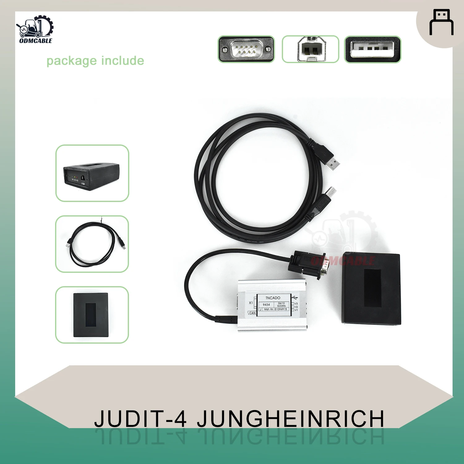 Diagnostic Kit Jungheinrich Auto Lift Forklift Diagnostic Tool Judit-4 Jungheinrich Can Cable