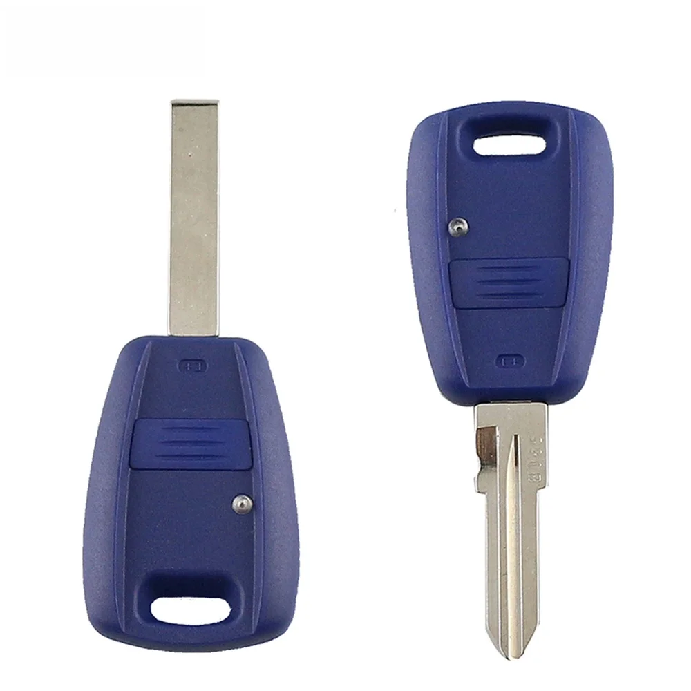 YIQIXIN pour Fiat Punto Bravo Doblo Palio Albea Seicento Stilo coque de clé de voiture à distance 1 bouton bleu noir boîtier de clé