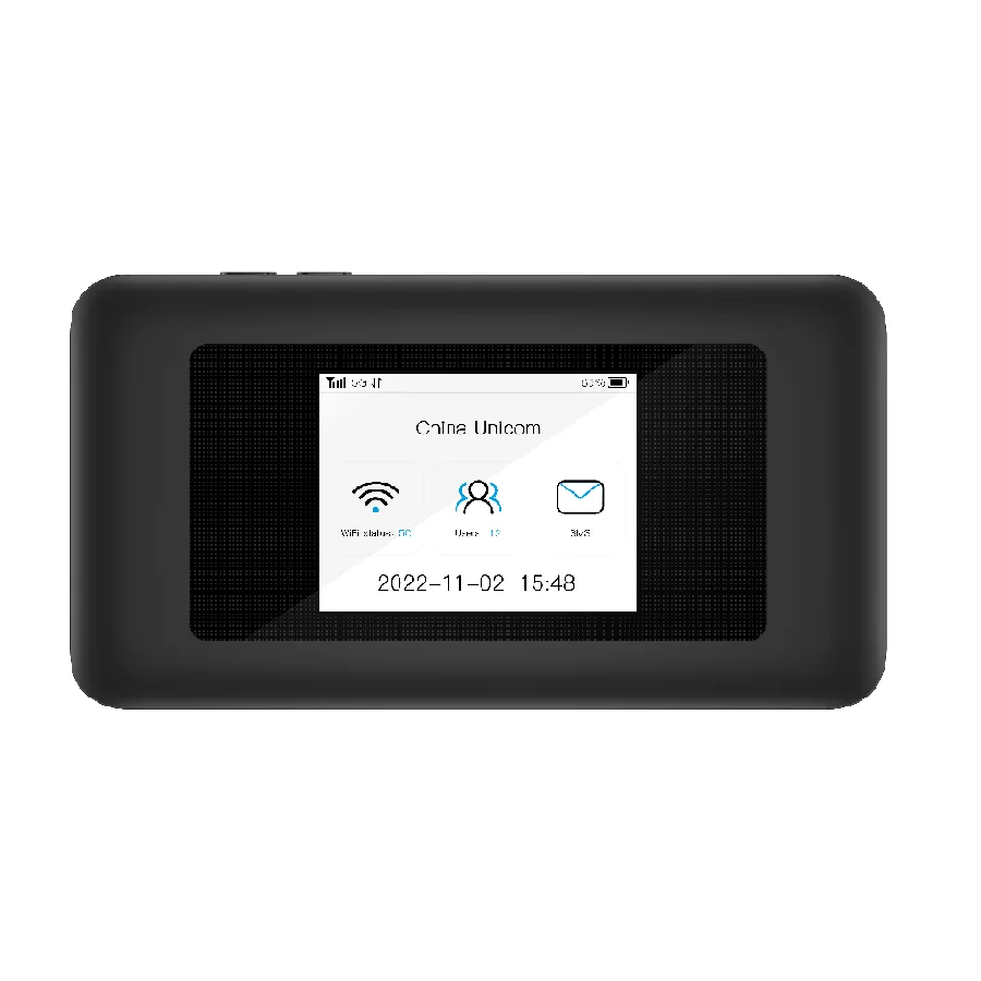 Tragbarer tragbarer 5G-WLAN-Router, entsperrter 5G-SIM-/ESIM-MiFis-Router mit WLAN 2,4 G und 5G 5000 mAh-Akku