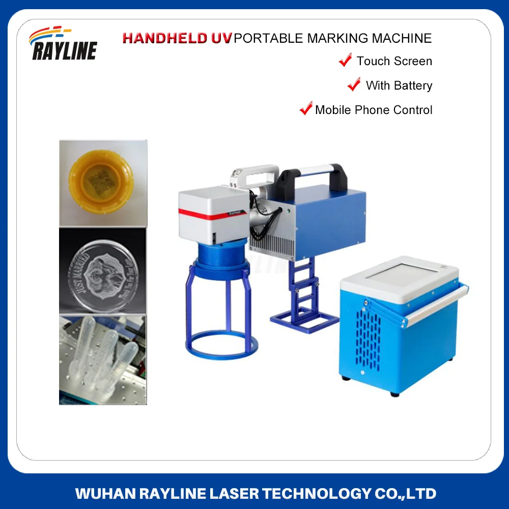 

New Portable 5W UV Laser Marking Machine for Glass Crystal Metal Plastic Wood UV Laser Engraving Machine 2 Years Warranty