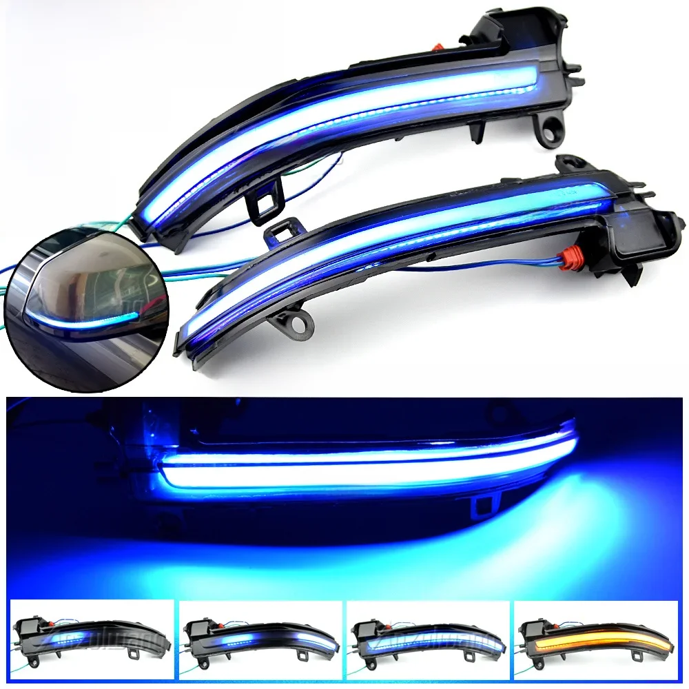 Pour BMW 1 2 3 4 X1 M série F20 F30 F34 F36 E84 F87 i3 dynamique noir clignotant LED lumière de rétroviseur séquentielle