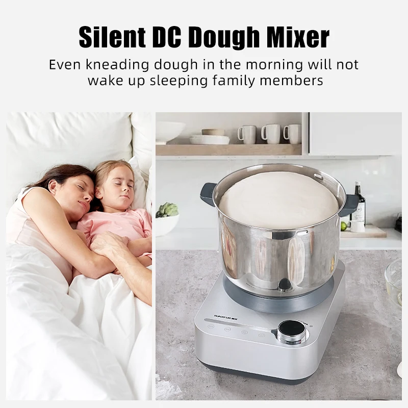 SUNATUR Electric Dough Mixer & Kitchen Mixer Machine, Ideal for Kneading & Mixing Dough, Also Perfect as an Electric Cake Mixer